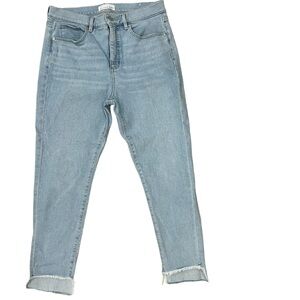 Loft High Rise Skinny Cropped Jeans Size 30 / Size 10